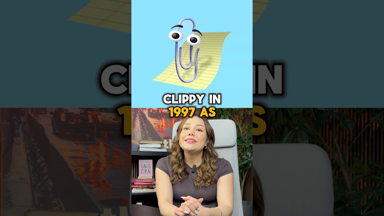 Do you remember Microsoft Clippy? What really happened to him? 😂🤔 #clippy #microsoft #techhistory
