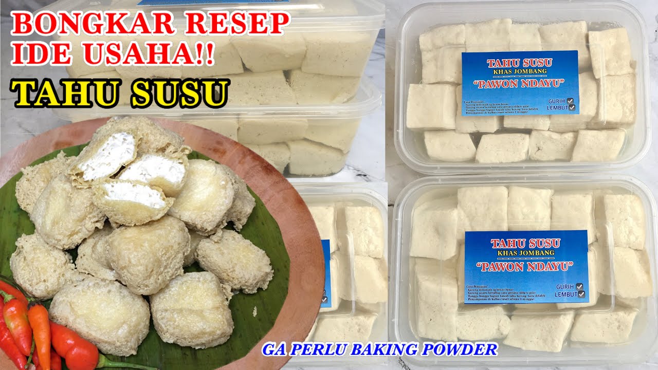 ANTI GAGAL! TAHU SUSU KRISPI DILUAR & LEMBUT DIDALAM
