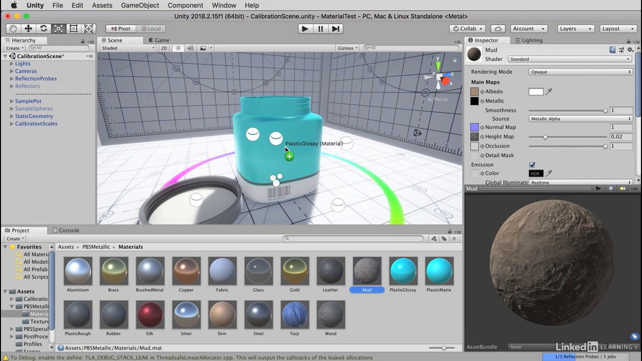 004 Standard Shader and physically based rendering PBR