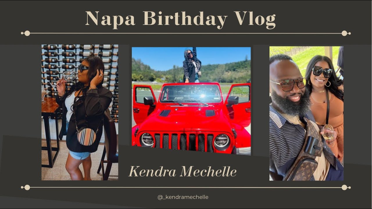 *NEW Luxury Vlog: Birthday Trip to Napa Valley | Wine Train| We Made Wine!