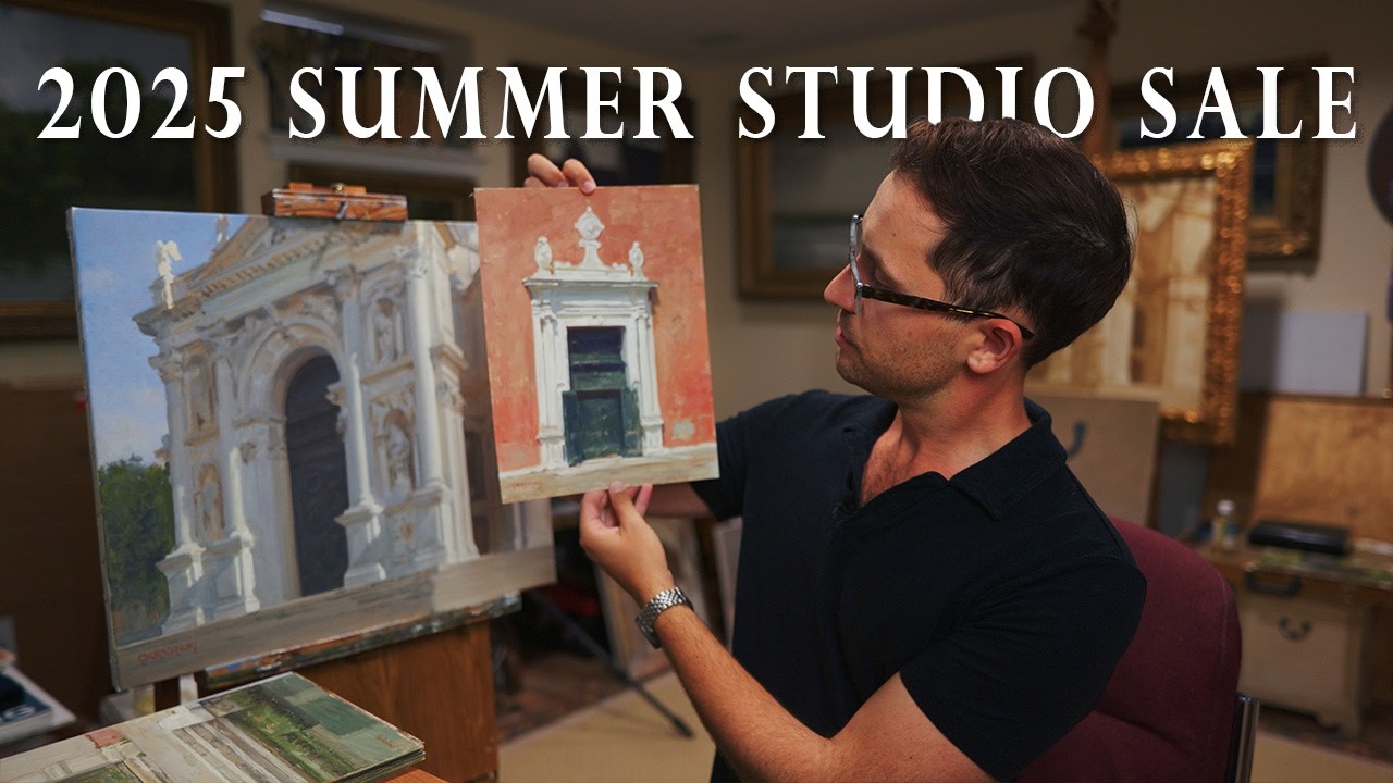 Plein Air Painting Lessons from Abroad - 2025 Summer Studio Sale Preview