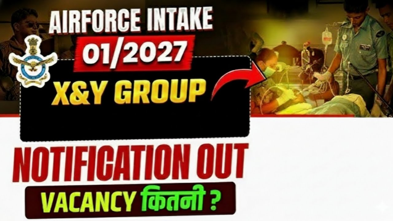 Air Force X & Y Group 2027 🔥 Full Details | Eligibility, Syllabus, Salary | Apply Online ✈️