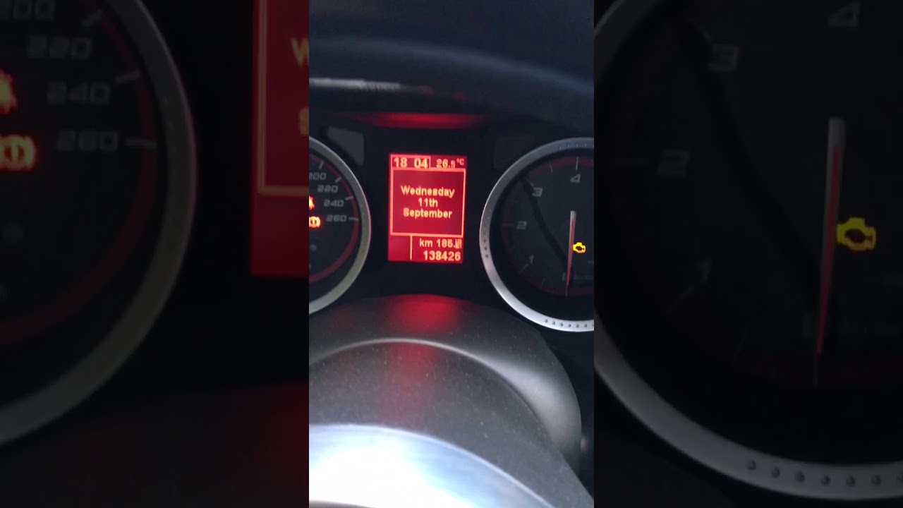 Kasowanie inspekcji oleju Alfa Romeo 159 Oil Service Indicator Light Reset Alfa Romeo 159