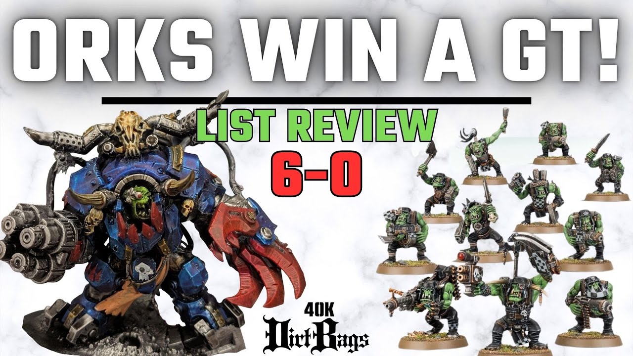 Орки выигрывают GT! Обзор списка 6-0 в прямом эфире! | Соревновательный режим | Warhammer 40k. Со...