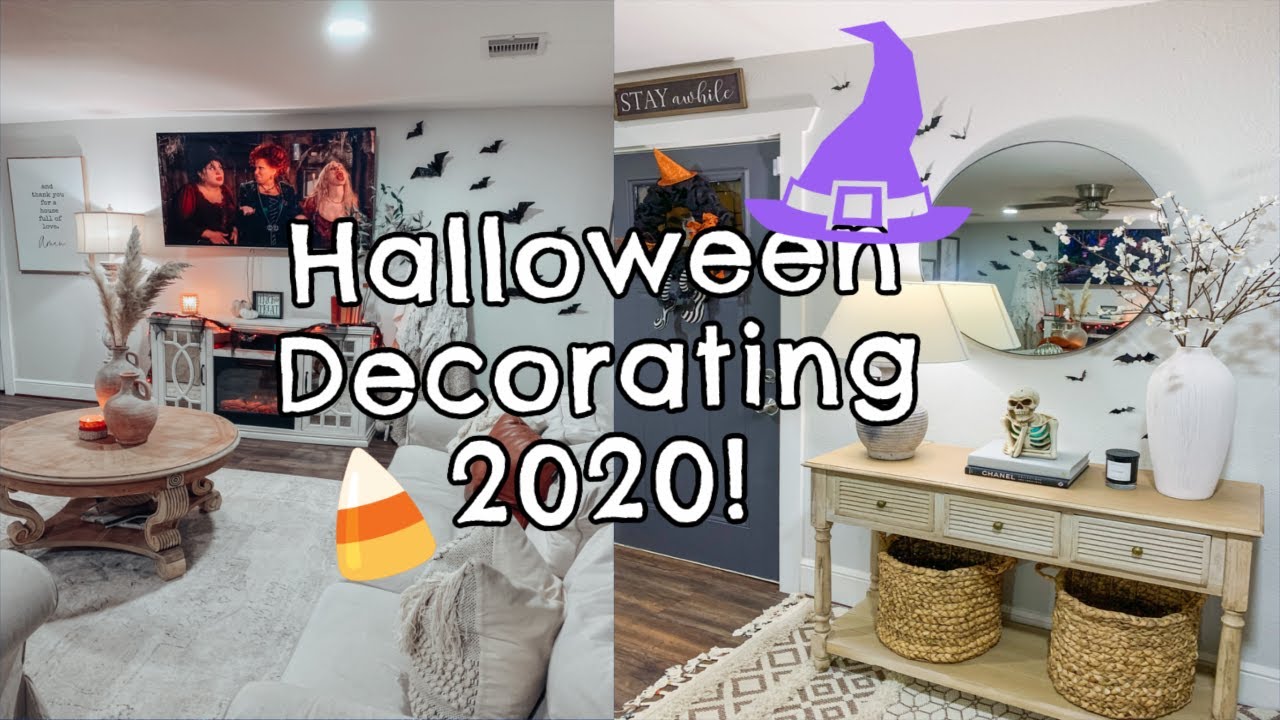 NEW HALLOWEEN DECORATE WITH ME 2020 || DECOR IDEAS || MODERN FARMHOUSE