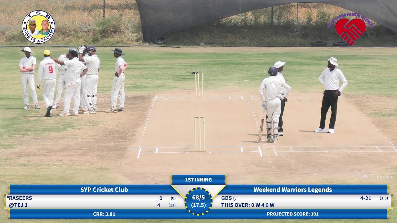 Weekend Warriors LEGENDS VS SYP Cricket Club