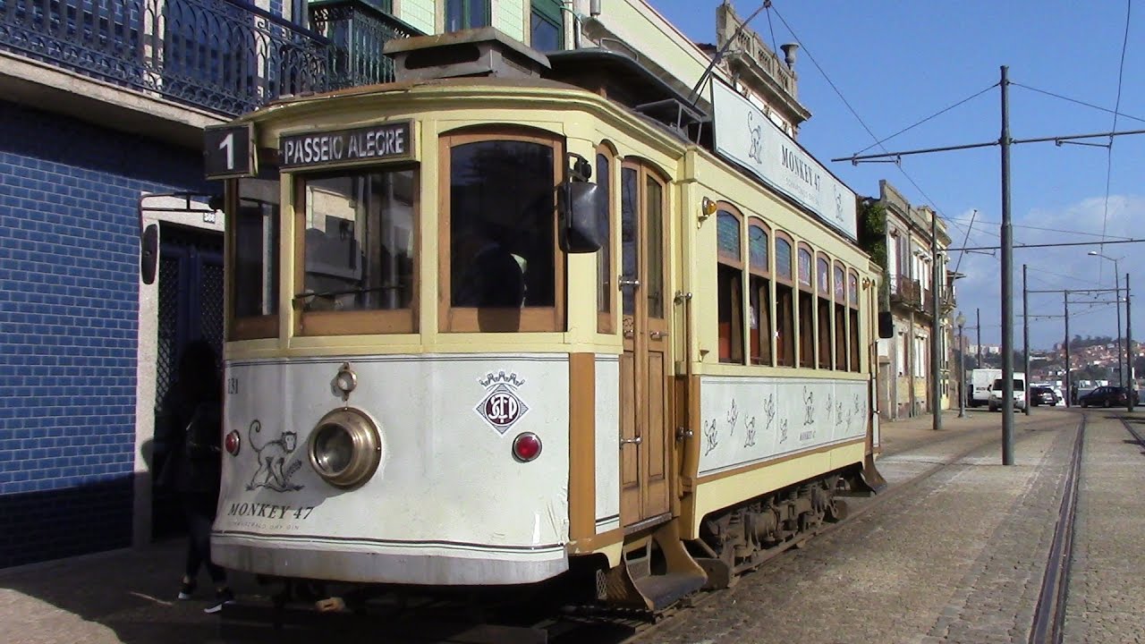 Eléctricos do Porto Linha 1 Museu C. Eléctric ⇒ Passeio Alegre Porto Heritage Tram Route 1