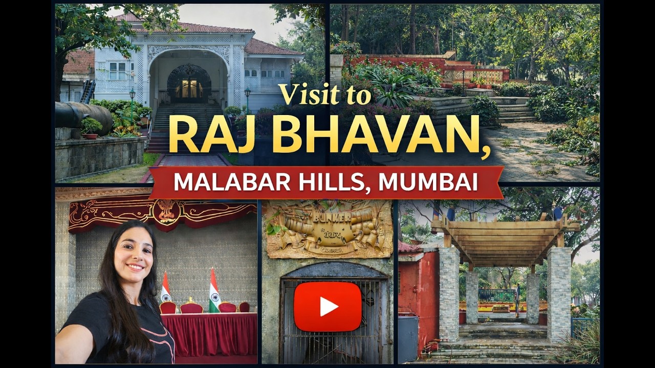 Inside Raj Bhavan Mumbai 🏛️ | Exclusive Visit to Malabar Hills Governor&rsquo;s Residence l राज भवन मुंबई