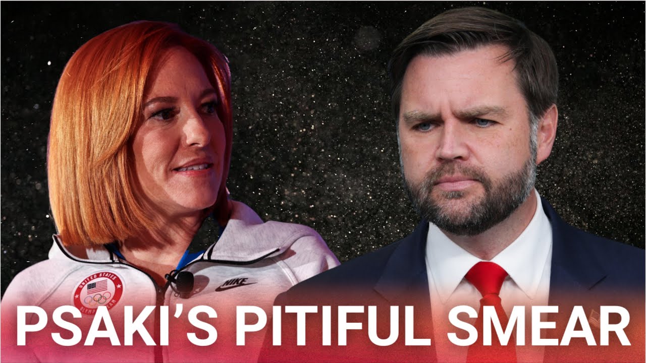 MSNBC host Jen Psaki makes pathetic attempt to smear JD Vance