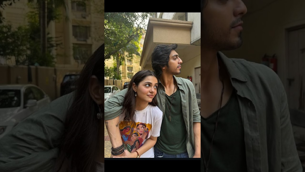 Ahaan Panday with Aneet Padda new movie 'Saiyaara' song at couple story 👫2025 trending #shortsvideo