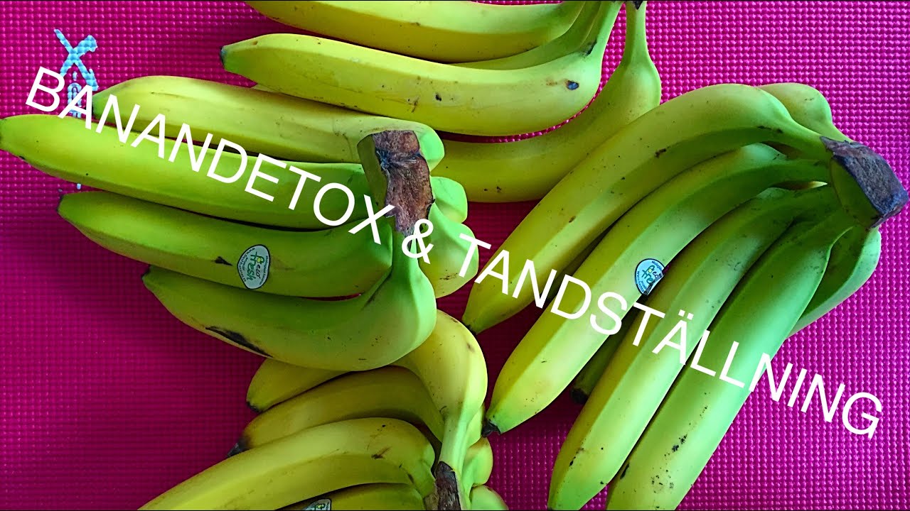 Vlogg | Börjar med banandetoxen & får tandställning