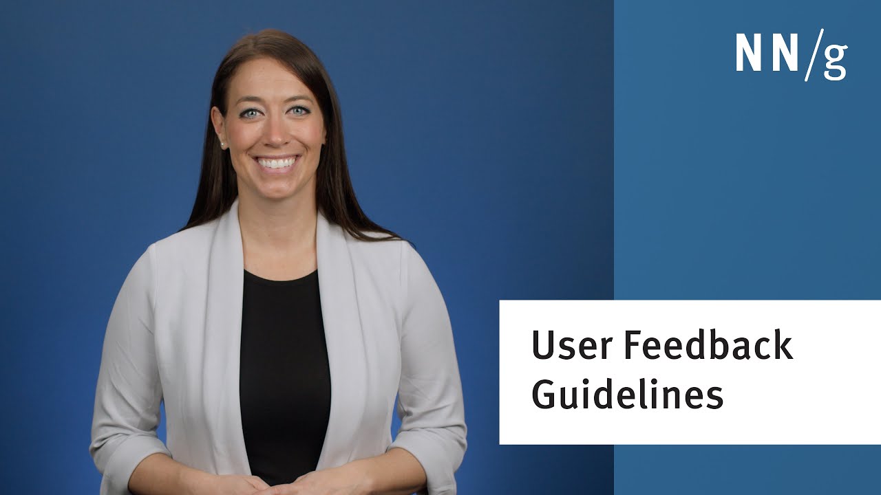 User Feedback: 5 Guidelines