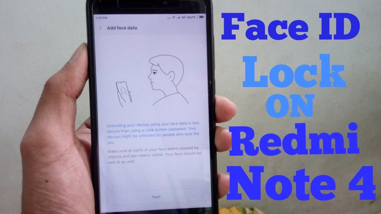 Face ID lock on redmi note 4 | Installation Guide | Hindi|