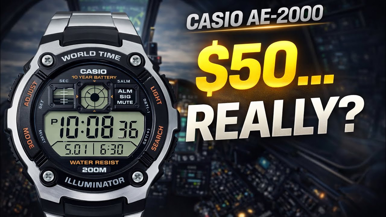 I Paid Less Than $50 for This Casio… Was It Worth It? (AE2000WD-1AV Review)