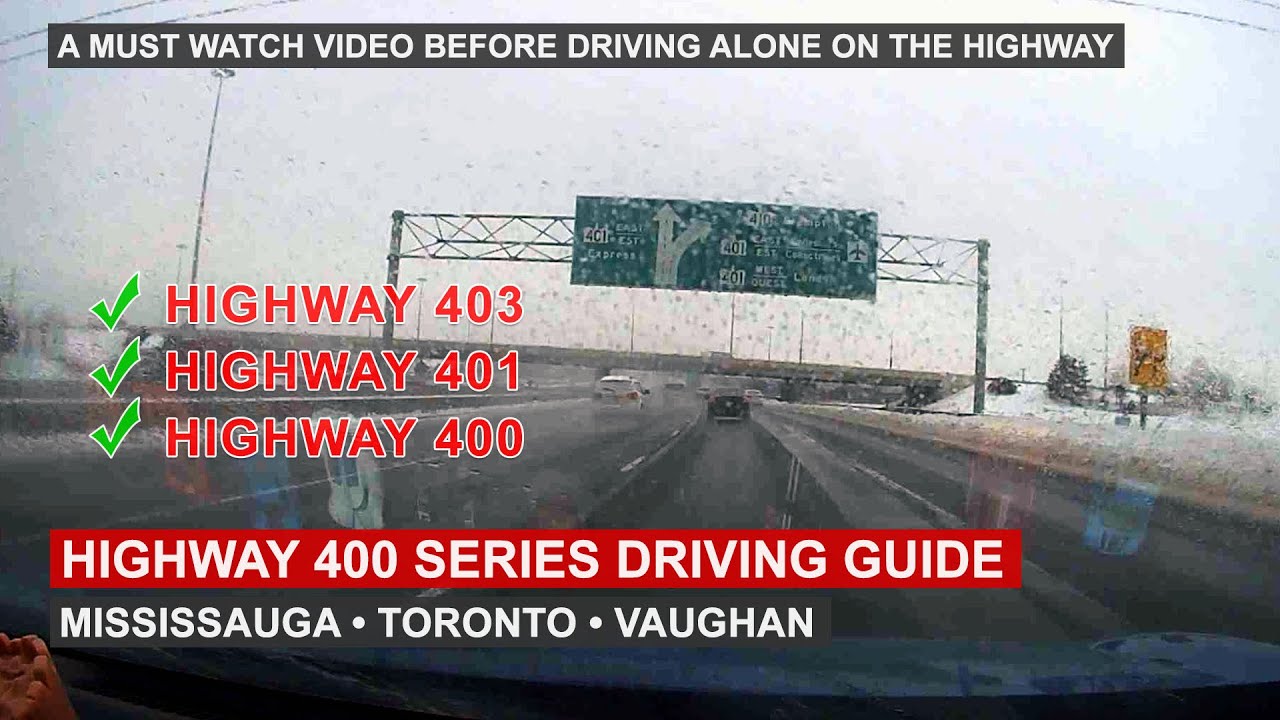 Ontario G Drive Test Guide - Toronto Mississauga: Driving in Highway 401, 403, 400
