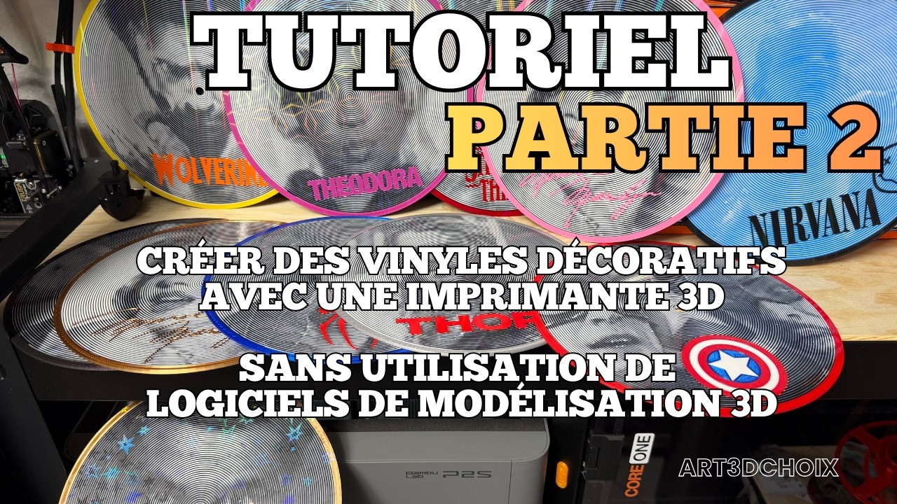 PARTIE 2 Tutoriel Créer un vinyle décoratif en spirale avec illusion d'optique  SpiralBetty BamBuLab