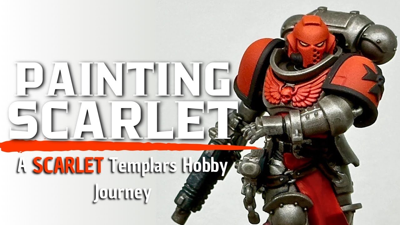 How To Paint A Scarlet Templar Space Marine | Fast & Easy Paint Guide For Beginners | Warhammer 40k