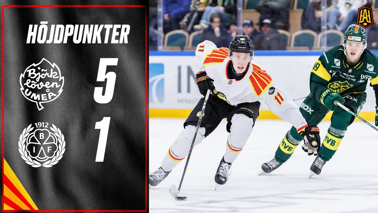 Höjdpunkter: Björklöven - Brynäs 5–1