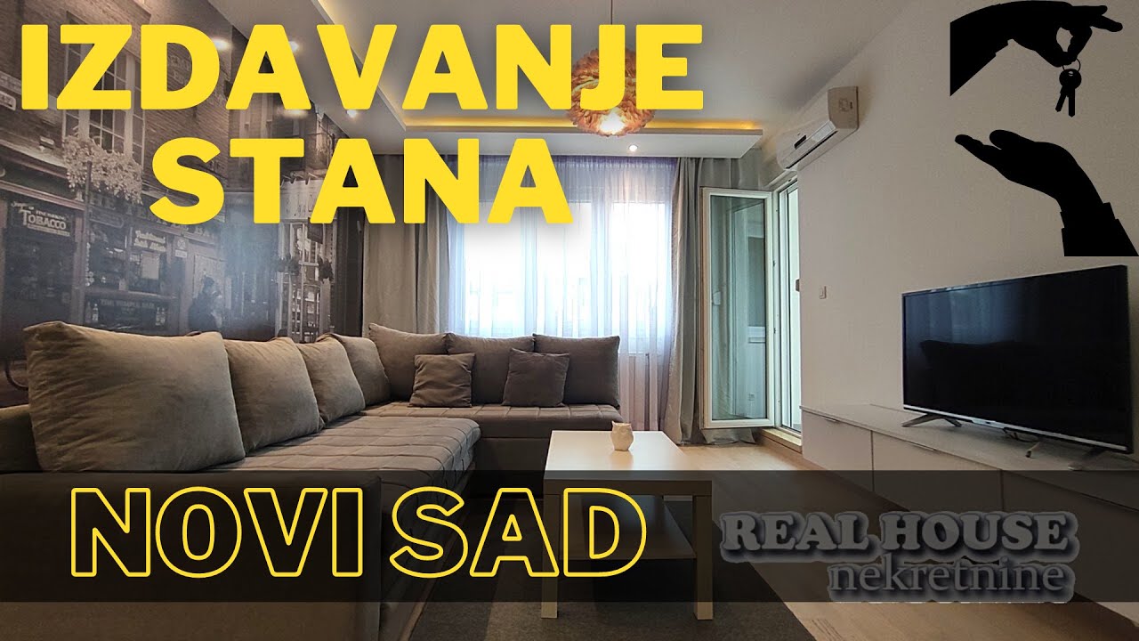 Izdavanje stanova Novi Sad - moderan dvosoban u centru /RealHouse.rs