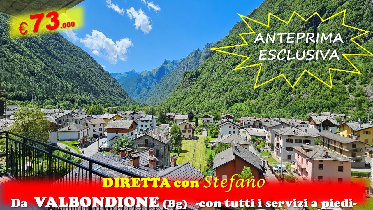 NON PI&Ugrave; DISPONIBILE: ALTA VALLE SERIANA - VALBONDIONE (BG), con tutti i servizi a piedi