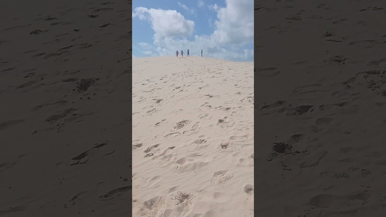 dando aquele tiro nas dunas de Raposa no Maranh&atilde;o