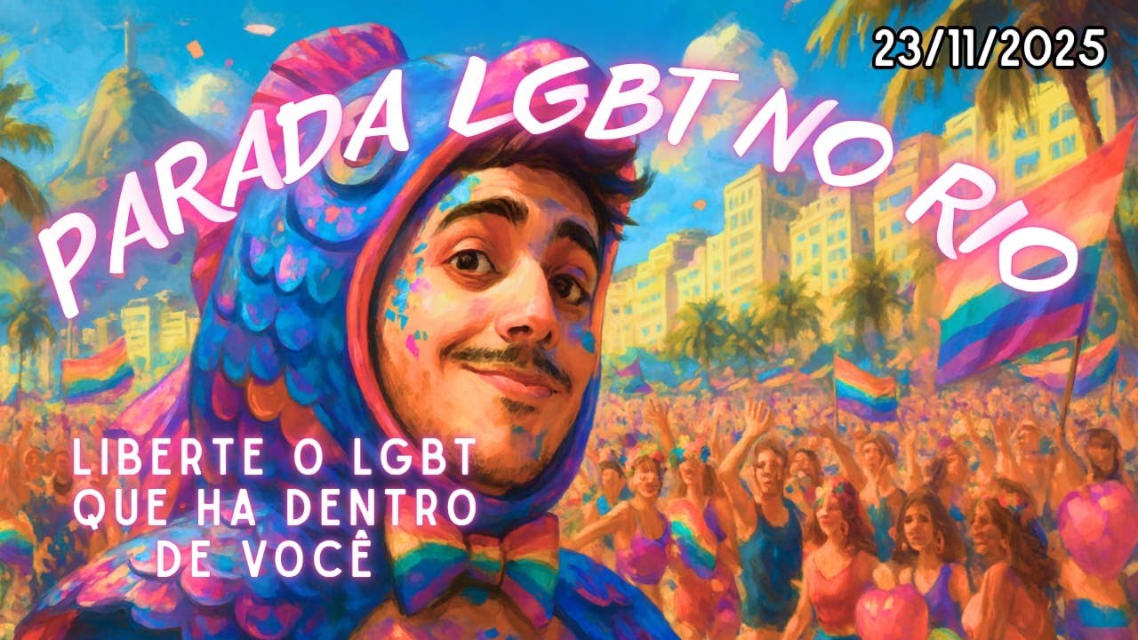 🔴AO VIVO | IRL na PARADA LGBT em COPACABANA 📍 ZONA SUL CARIOCA