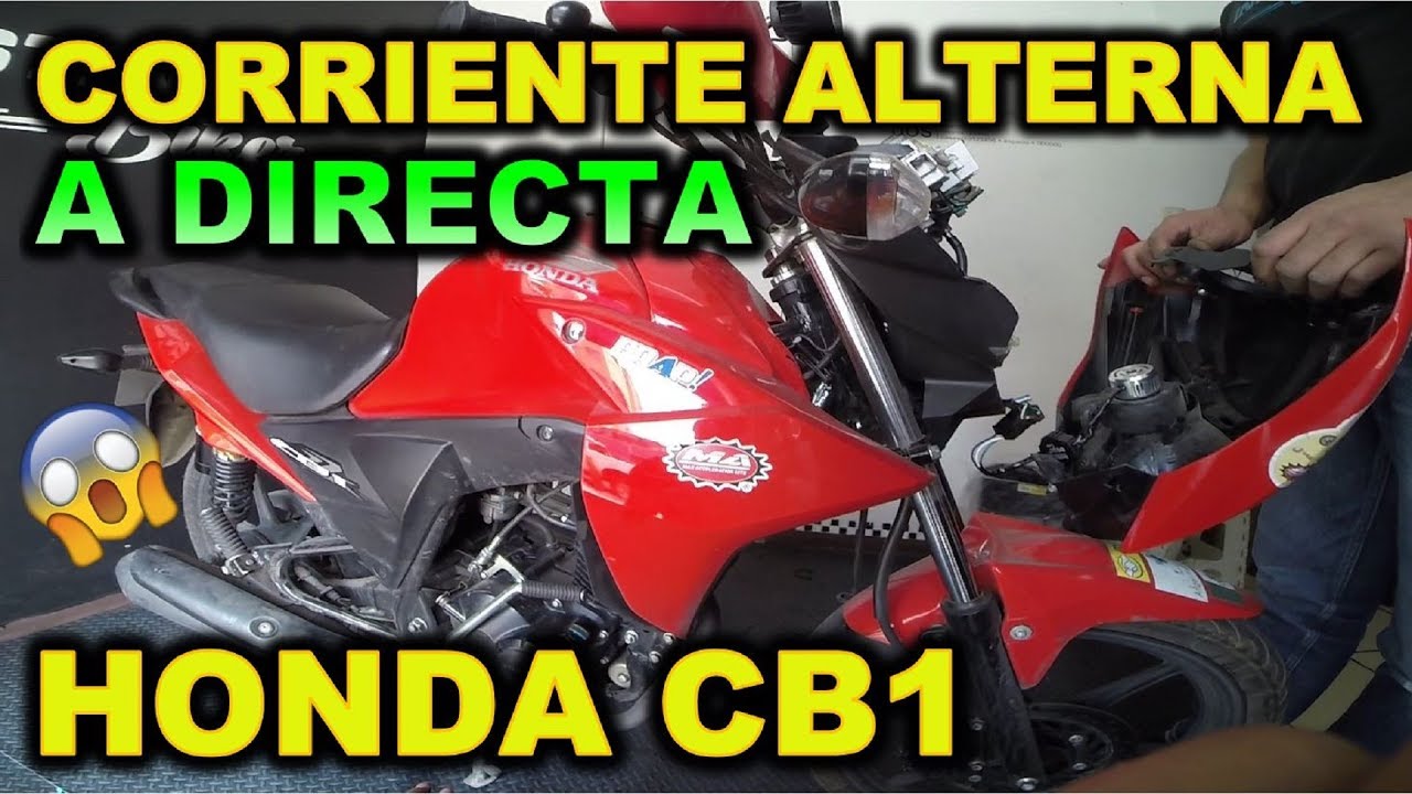 HONDA CB1 CORRIENTE ALTERNA A DIRECTA Y EXPLORADORAS |  Blitz Rider 😎
