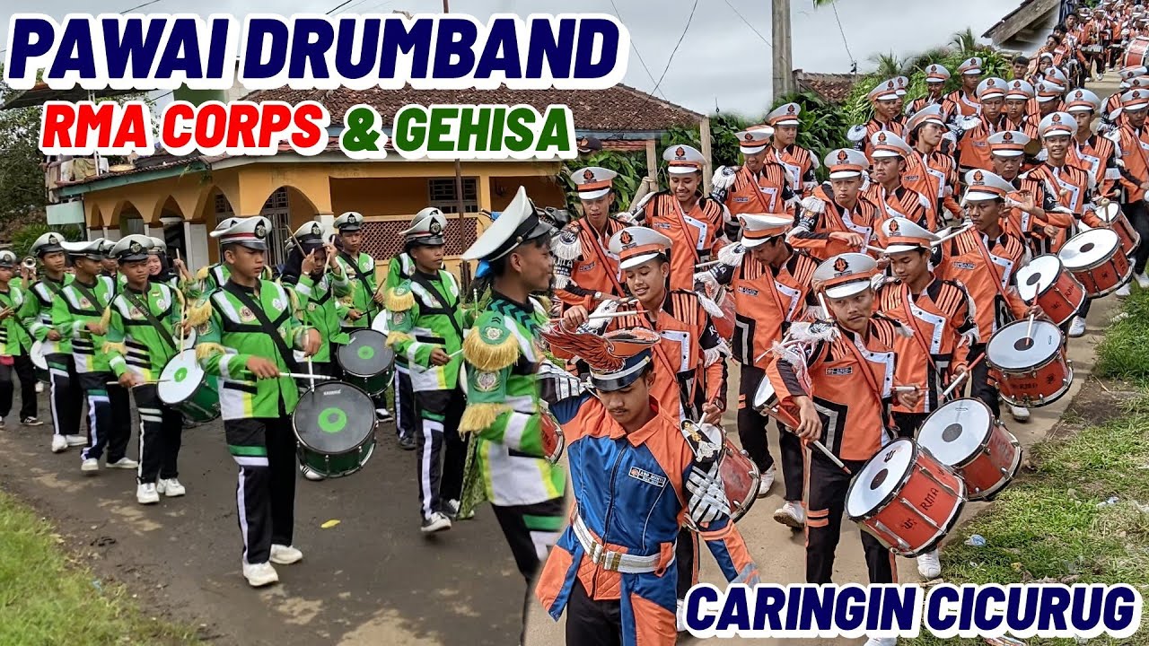 Kemeriahan Pawai Drumband RMA CORPS & GEHISA  | Cicurug Caringin