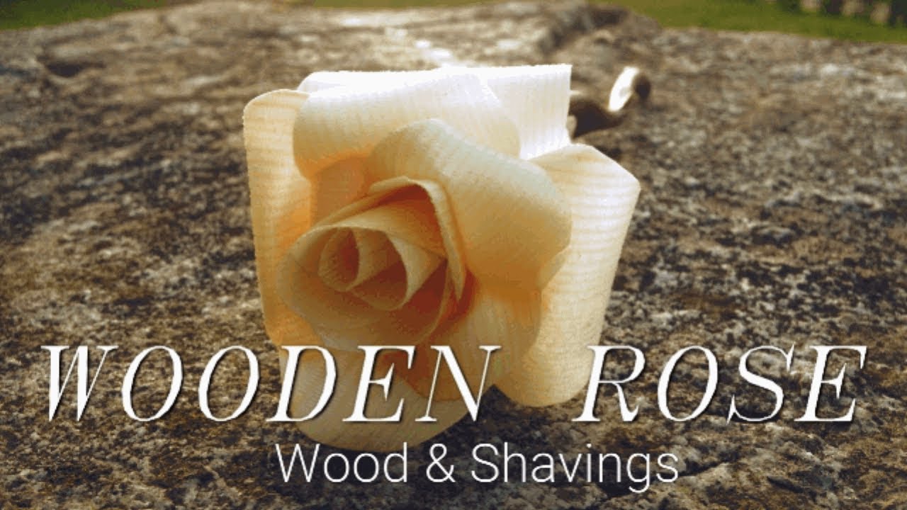 The Perfect Valentines Gift! Simple Wooden Rose.
