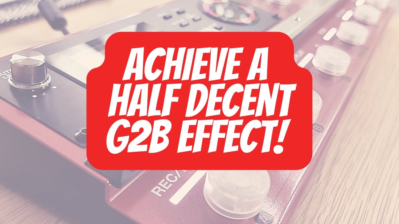 How to ACHIEVE a GOOD GUITAR to BASS Tone