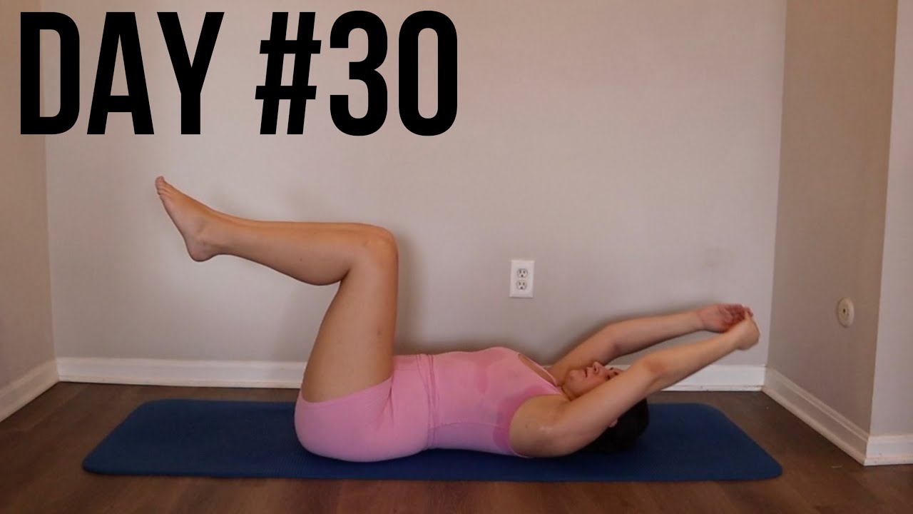 Day #30 30 Min Pilates Daily 30 Day Workout Challenge at Home No Equipment