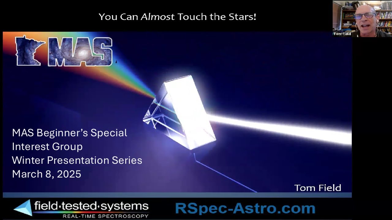 An Introduction to Astronomical Spectroscopy - featuring Tom Field of RSpec Spectroscopy