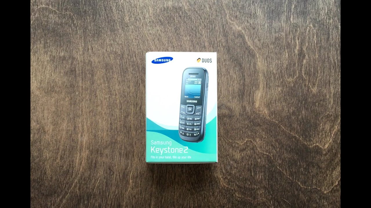 Samsung E1202 Dual Sim black. Распаковка и демонстрация.