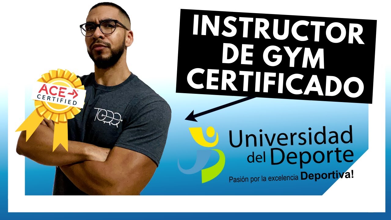 🏅Certificaciones para ser Instructor de GYM