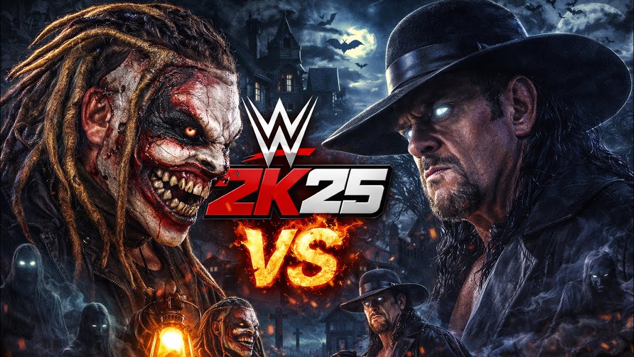 WWE2K25 Full Match Gameplay : The Undertaker vs Bray Wyatt  