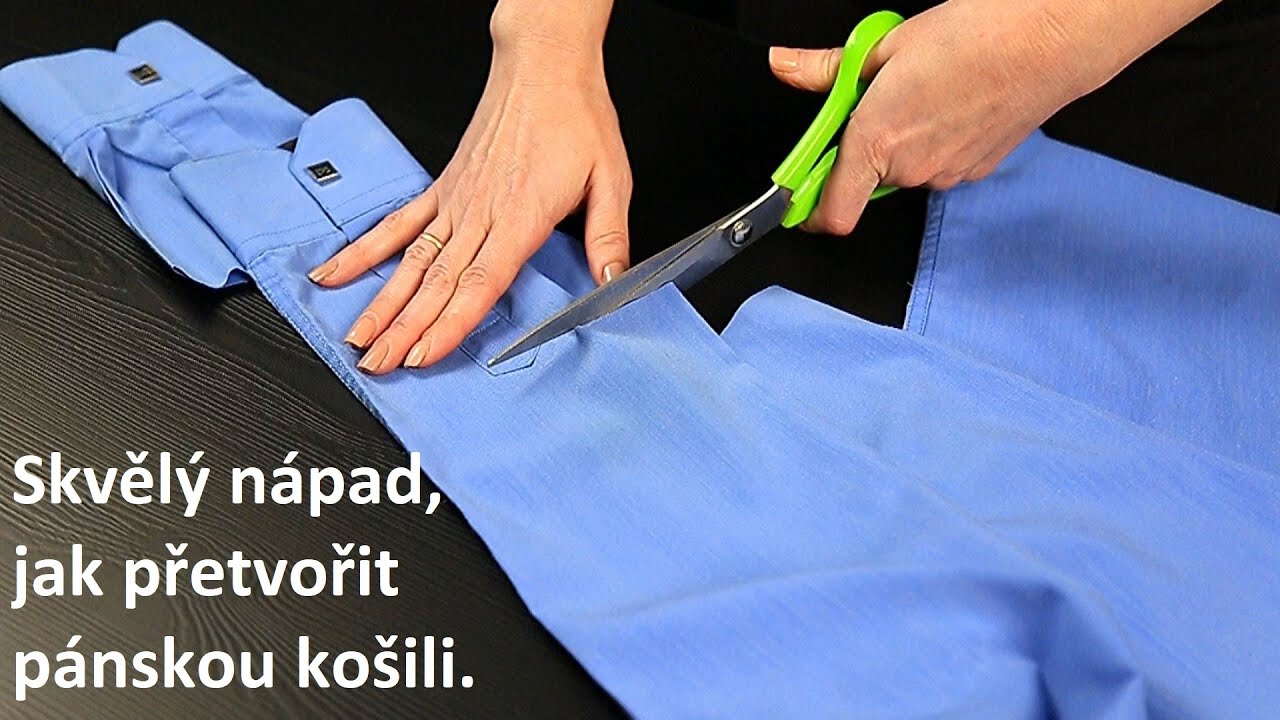 Skvěl&yacute; n&aacute;pad, jak z p&aacute;nsk&eacute; ko&scaron;ile vytvořit jedinečnou halenku!| Perfektn&iacute;