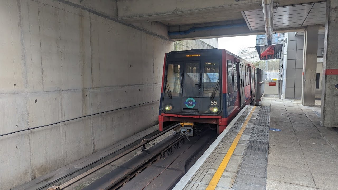 DLR front row Stratford HS1 to Woolwich Arsenal 15/03/2023