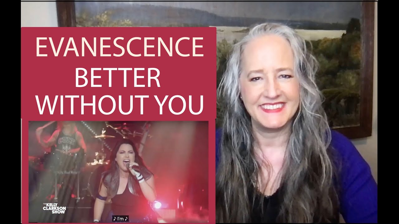 Voice Teacher Reaction to Evanescence  -  Better Without You  LIVE | Amy Lee