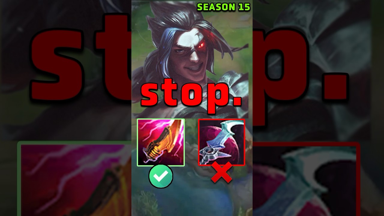 STOP Building Kayn Wrong - Kayn Build Season 15 #leagueoflegends