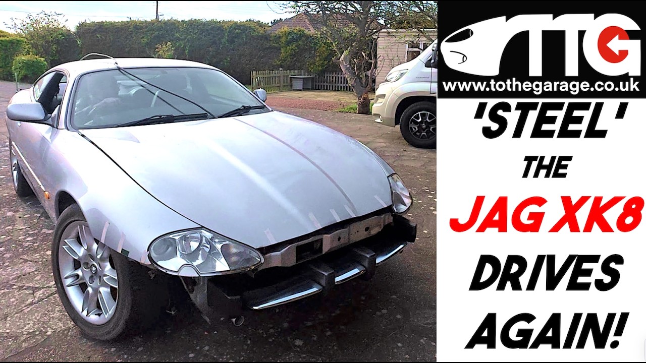 Завел Jaguar XK8, прокачал тормоза, в баке охлаждающая жидкость, завел и снова на ходу!
