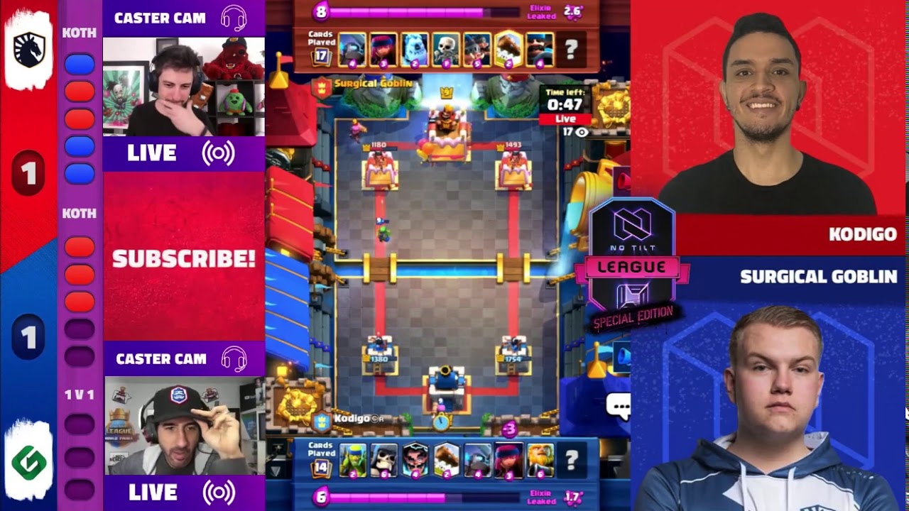 Kodigo vs Surgical Goblin| Team Galaxy vs Team Liquid| No Tilt League Semana 2 Jornada 3.