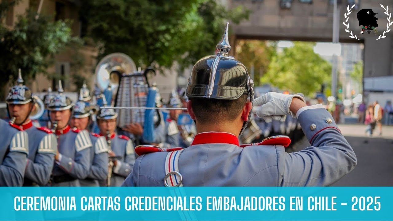 Церемония верительных грамот послов в Чили - 1-й гренадерский эскортный полк 