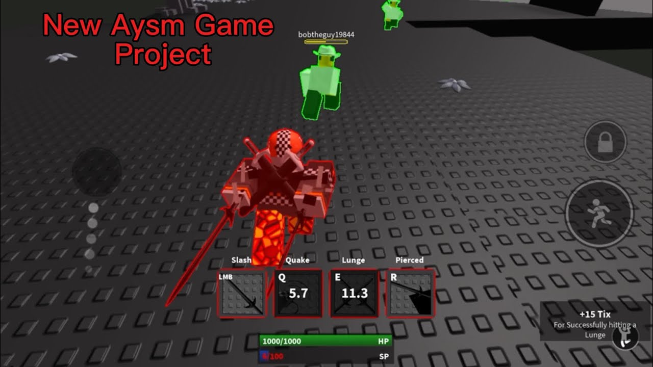 Passion Project Roblox Aysm Game that my Friend is Making :D