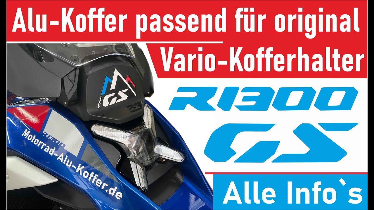 BMW R1300GS Apduro Alukoffer zur Montage an den original Kofferträger, Info zu BMW R1300GS Adventure