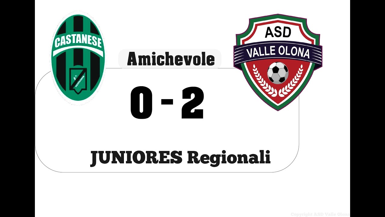 Juniores Highlight Amichevole Valle Olona - Castanese