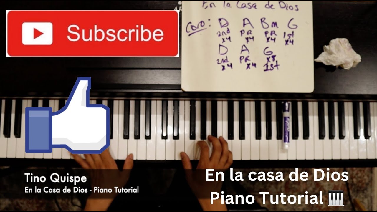 En la casa de Dios - Acordes y Tiempo - Piano Tutorial