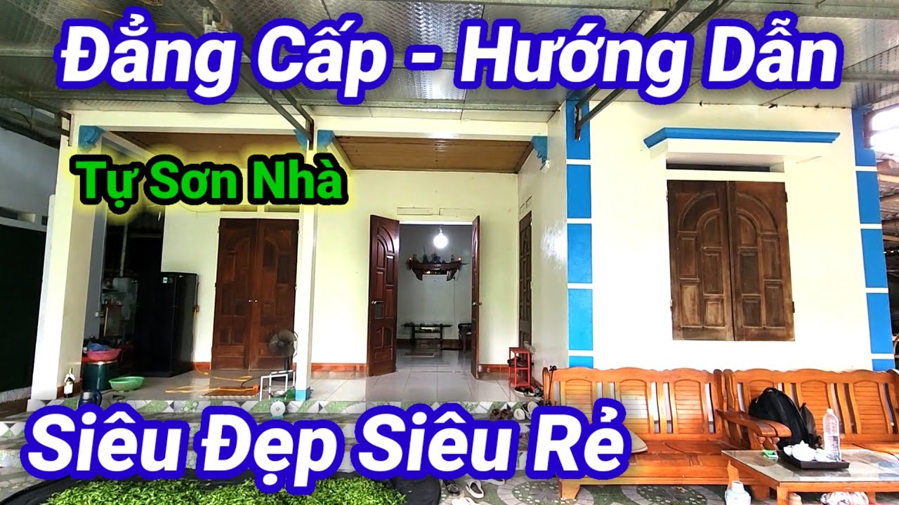  Ph&uacute;c Phan hướng dẫn em Chu Ki&ecirc;n tự sơn tường si&ecirc;u rẻ, chống thấm cực tốt ở Th&aacute;i Nguy&ecirc;n