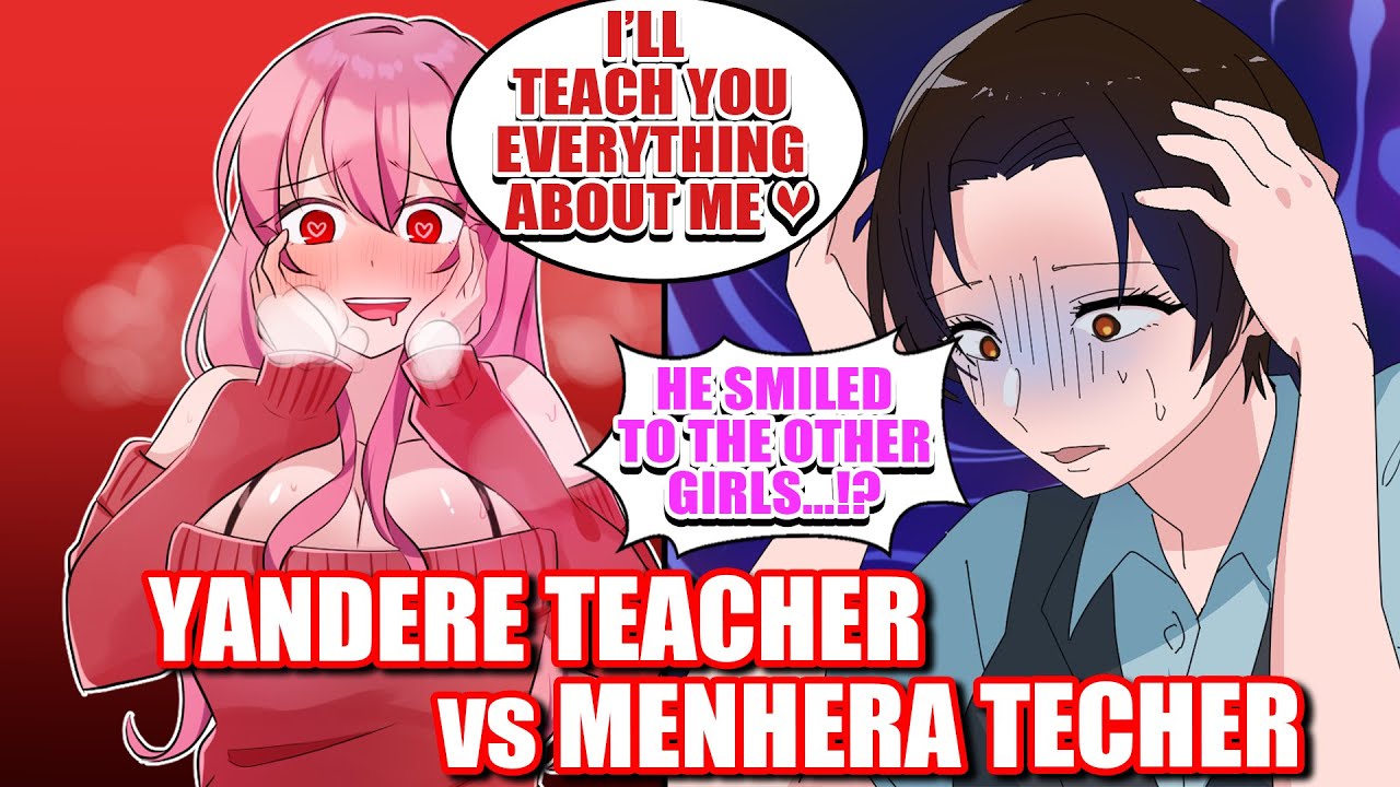【Manga】Yandere Teacher VS Menhera Teacher! They Fought Over A Male Student...【RomCom】