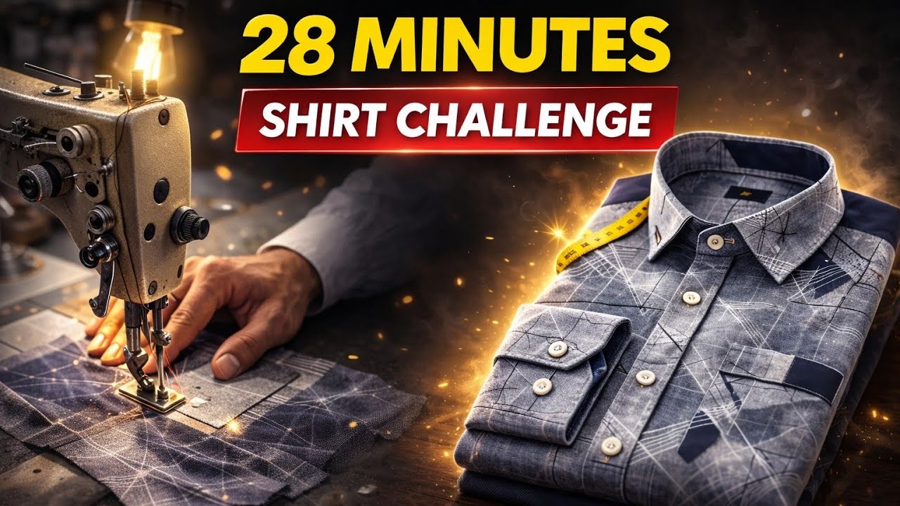 Fast Full Sirt Stitching Only For | 28 Minutes | स्पीड में Sirt बनाना Shikhe 💯