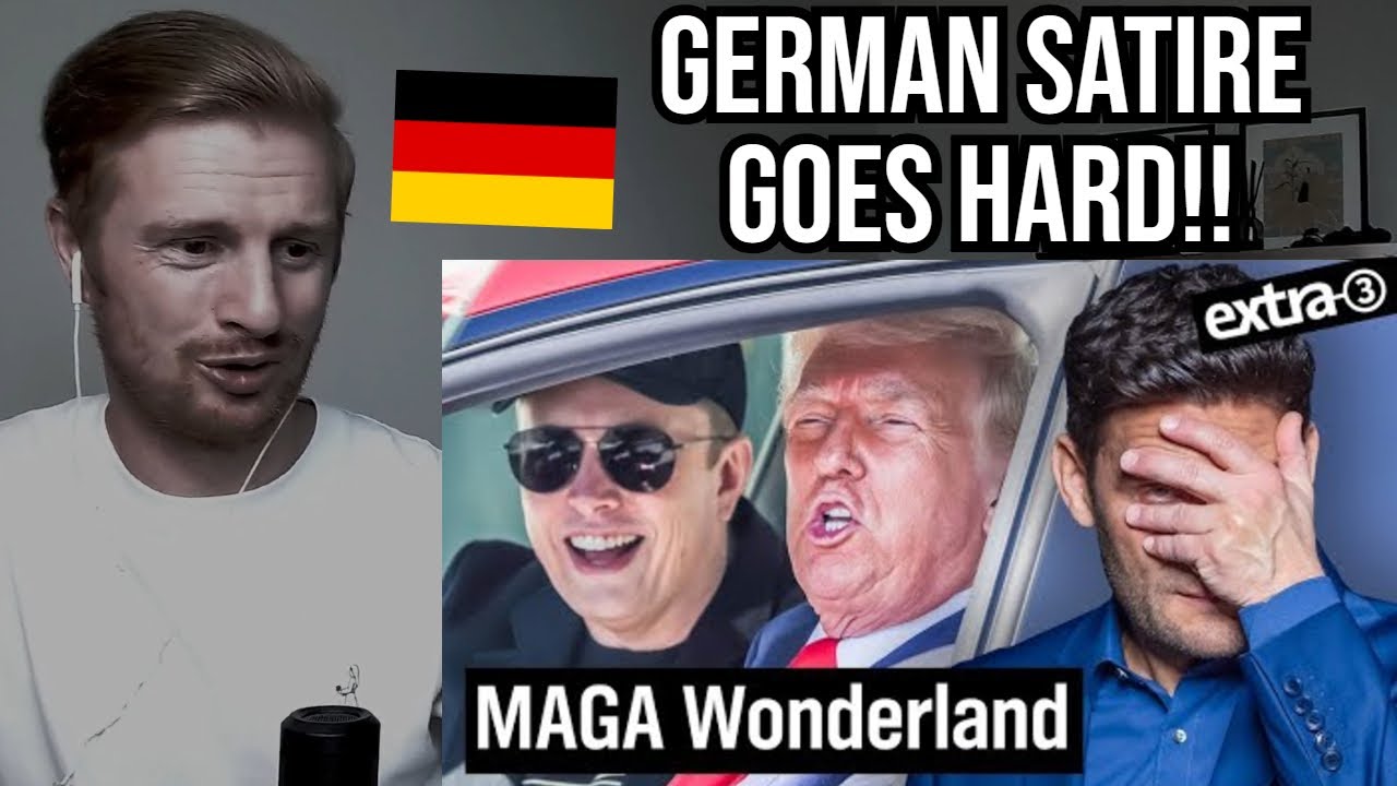 Reaction To German Satire DESTROYS Elon Musk and Donald Trump